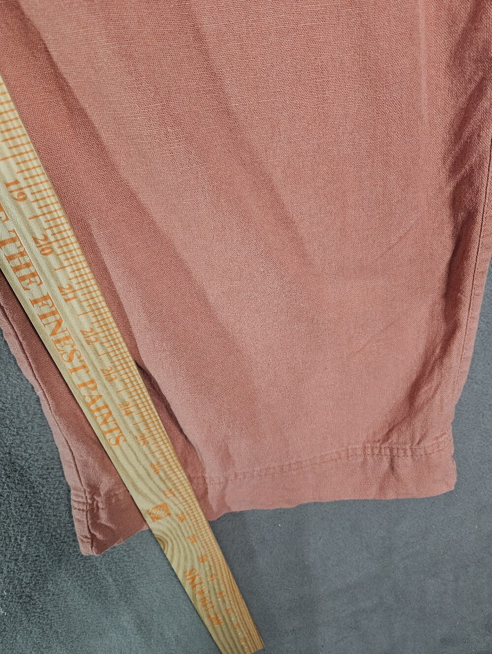 Old Navy High-Rise Wide Leg Pants Womens Medium Comfort Waist Peach Lagenlook - Picture 5 of 10